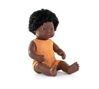 Muñeca - Muñ African ña 38 Cenefa Melon MINILAND, Multicolor