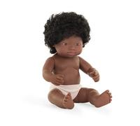 Miniland- Bebé Africana Niña 38cm Muñeco, Color real, 31054) , color/modelo surtido
