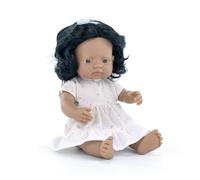 Miniland - Muñeca Bebé Latina 38cm (My Friends & Me)