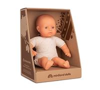 Miniland Dolls: Muñeco Caucásico de 32cm con Cuerpo blandito. Presentado Caja de Regalo, 31362