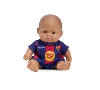 Miniland Muñeco FC Barcelona 21 cm Piel Media Nº9 Equipación Oficial