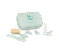 Miniland Neceser para Bebé, Juego de Cortaúñas para Bebe, Juego de Pedicura, Kit de Aseo, Todo en Uno, Bonito Diseño, Fácil Transporte | Babykit Mint