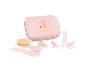 Miniland Neceser para Bebé, Juego de Cortaúñas para Bebe, Juego de Pedicura, Kit de Aseo, Todo en Uno, Bonito Diseño, Fácil Transporte | Babykit Candy