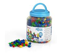 Miniland Educational 154232 - Bote construcciones infantiles 15 mm, 1300 piezas