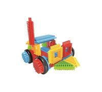 Miniland - Pegy Bricks: Vroom Ride - Juego de Construcción Infantil con 22 Piezas para Montar un Coche, Estimula la Imaginación, la Motricidad y el Juego Simbólico, Desde los 2 Años