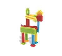 Miniland - Pegy Bricks: Wild Friends - Juego de Construcción Infantil con 22 Piezas Grandes para Crear un Jinete y su Caballo, Estimula la Imaginación y la Motricidad, Desde los 2 Años