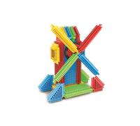 Miniland - Pegy Bricks: Windy Mill - Juego de Construcción Infantil con 22 Piezas para Montar un Molino con Aspas Giratorias, Estimula la Creatividad y la Motricidad, Desde los 2 Años