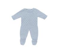 Miniland Pijama Azul de Punto para muñeco de 38cm. Fabricado en España con Textil Reciclado. Miniland Dolls.