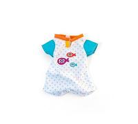 Miniland Pijama de Verano Topos Azul para muñeco de 32cm