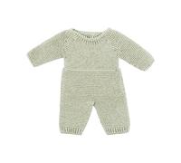 Miniland Pijama Verde de Punto para muñeco de 32cm. Fabricado en España con Textil Reciclado. Miniland Dolls.