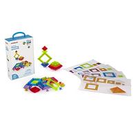 Miniland - Pirámides translúcidas. Juego de contrucción Apto para mesas de luz.