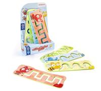 Miniland Plantillas de Preescritura para Niños y Niñas, Primeros Pasos en Caligrafía, 4 Tipos de Animales, +2 años | Pre-Writing Basics Patterns