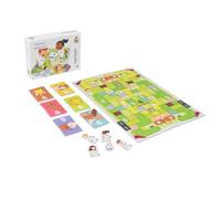 Miniland Real Madrid - ¡HALA Valores! - Juego de Mesa - Juego Colaborativo para Fomentar Respeto, Empatía y Trabajo en Equipo - para Niños de 3 a 6 Años - Licencia Oficial