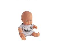 Miniland Real Madrid Muñeco 21 cm con Equipación Oficial Blanca, Muñeco Madrid Fútbol Articulado y Coleccionable, Licencia Oficial | Niña Caucásica