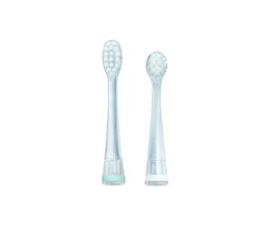 Miniland - Repuestos Cepillo de Dientes Eléctrico Infantil, 2 Cabezales Intercambiables Suaves, Para Bebés de 0 a 6 Años, Compatibles con Baby Tooth Care