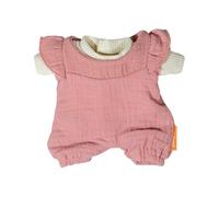 Miniland - Ropa para Muñeca de 21 cm, Accesorio de Ropa para Muñecos, Peto y Camiseta de Entretiempo