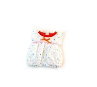 Miniland Pijama Calor Puntos 21CM Vestido para muñecos de 21 cm, Color azul 31674