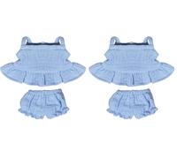 Miniland - Ropa para Muñeca de 21 cm, Accesorio de Ropa para Muñecos, Vestido De Verano para Muñeco De 21 Cm (Paquete de 2)