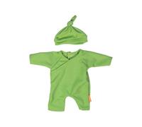 Miniland - Ropa para Muñeca de 32 cm, Accesorio de Ropa para Muñecos, Pijama con Gorro (Verde)