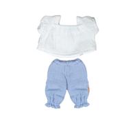 Miniland - Ropa para Muñeca de 38 cm, Accesorio de Ropa para Muñecos, Blusa y Pantalón para Verano