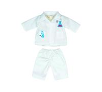 Miniland - Ropa para Muñeca de 38 cm, Accesorio de Ropa para Muñecos de Oficios, Traje de Científico