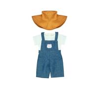 Miniland - Ropa para Muñeca de 38 cm, Accesorio de Ropa para Muñecos de Oficios, Traje de Granjero