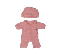 Miniland - Ropa para Muñeca de 38 cm, Accesorio de Ropa para Muñecos, Pijama con Gorro (Rosa)