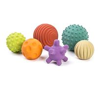 Miniland Sensory Balls, Bolas Sensoriales Para Bebés De Caucho 100 Natural Unisex, Multicolor, 7cm