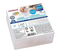 MINILAND Set 6 geoplanos 15 cm transp