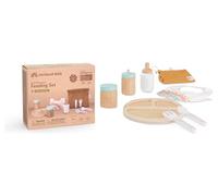 Miniland Set de Alimentación de Madera para Muñecos con Accesorios