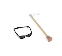 Miniland Set de Gafas y Bastón para Muñecos, Accesorios Educativos para Trabajar Diversidad Funcional, Empatía, Inclusión y Educación en Valores