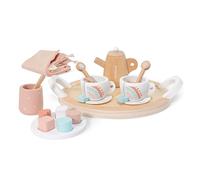 Miniland - Set de Té de Madera para muñecos