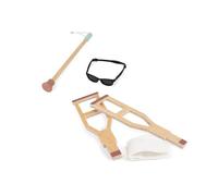 Miniland Set Inclusivo para Muñecos, Accesorios Educativos para Trabajar Diversidad Funcional, Empatía, Inclusión y Educación en Valores