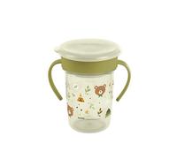 Miniland Sippy Cup 360 Explorer - Vaso de Aprendizaje 270 ml Antiderrame | Sistema 360° sin Boquilla | Con Asas Ergonómicas y Tapa | Personalizable | Apto para Lavavajillas