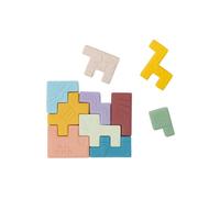 Miniland - Soft Animal Blocks: Puzzle Educativo y Sensorial para Bebés, con Bloques de Animales Blanditos, Textura y Sonido, Desde los 18 Meses