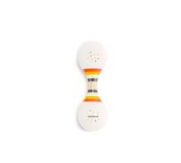 Miniland Soft Duo Rattle - Sonajero Musical Doble para Bebé +0 Meses | Silicona y PP de Calidad Alimentaria | Ligero, Ergonómico y Fácil de Agarrar | Estimulación Sensorial