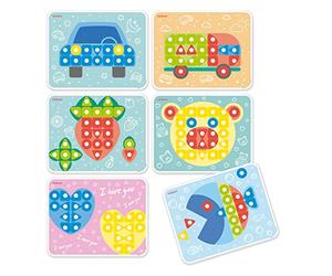 Miniland Superpegs Pack 6 Mod Bright c.