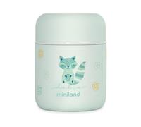 Miniland Termo Bebé para Comidas 280ml de Acero Inoxidable, Cierre Hermético y Aislamiento de Doble Pared, Mantiene Temperatura más de 24h Frío y Calor | Mint