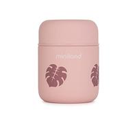 Miniland - Termo Bebé para Comidas 280ml de Acero Inoxidable, Cierre Hermético y Aislamiento de Doble Pared, Mantiene Temperatura más de 24h Frío y Calor (Terra)