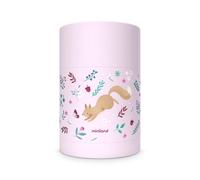 Miniland Termo Bebé para Comidas 600ml, +12h Frío y Calor | Squirrel | Contenedor de Acero Inoxidable y Aislamiento de Doble Pared, Cierre Hermético para Papillas, Pure y Comidas Fuera de Casa
