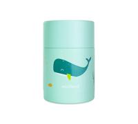 Miniland Termo Bebé para Comidas 600ml, +12h Frío y Calor | Whaley | Contenedor de Acero Inoxidable y Aislamiento de Doble Pared, Cierre Hermético para Papillas, Pure y Comidas Fuera de Casa