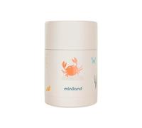 Miniland - Termo Bebé para Comidas 600ml de Acero Inoxidable, Mantiene Temperatura más de 24h, Cierre Hermético y Aislamiento de Doble Pared (Crabsy)
