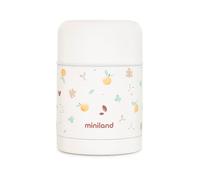 Miniland - Termo Bebé para Comidas 600ml de Acero Inoxidable, Cierre Hermético y Aislamiento de Doble Pared, Mantiene Temperatura más de 24h Frío y Calor (Valencia)