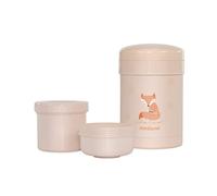 Miniland Termo Bebé para Comidas 700ml con 2 Recipientes Herméticos, Acero Inoxidable, Conserva Temperatura, Apto para Calentar y Libre de BPA | Thermetic (Candy)