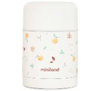 Miniland Termo bebé Valencia 600 ml, acero inoxidable, doble pared, cierre hermético