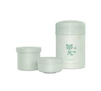 Miniland - Thermetic Termo Bebé para Comidas 700ml con 2 Recipientes Herméticos, Acero Inoxidable, Conserva Temperatura, Apto para Calentar y Libre de BPA (Mint)