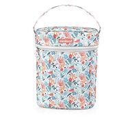 Miniland Thermibag Double - Funda Isotérmica Doble Para Biberón Y Termo, Bolsa Para Biberones Y Termos, Portabiberones Térmico, Colección, Mediterranean