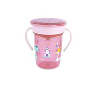 Miniland - Vaso Aprendizaje para Bebes Antiderrame Sippy Cup 360º con Asas y Tapa (Fantasy)