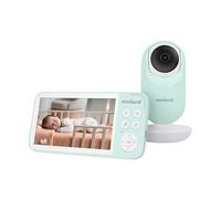 Miniland - Vigilabebés Digimonitor 5" HD, Cámara Vigilancia Bebé Giratoria e Inclinable, Visión Nocturna, Comunicación Bidirecciónal, Ruido Blanco y Melodías