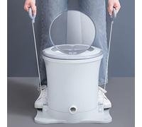 Minilavadora portátil, secadora manual, secadora giratoria no eléctrica para lavandería manual, deshidratador compacto para caravanas, camping, apartamentos y dormitorios